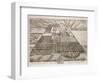 Badminton House in the County of Gloucester, Engraved by Johannes Kip-Leonard Knyff-Framed Giclee Print