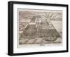 Badminton House in the County of Gloucester, Engraved by Johannes Kip-Leonard Knyff-Framed Giclee Print