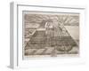 Badminton House in the County of Gloucester, Engraved by Johannes Kip-Leonard Knyff-Framed Giclee Print