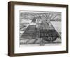 Badminton House in the County of Gloucester, Engraved by Johannes Kip-Leonard Knyff-Framed Giclee Print