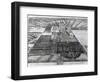 Badminton House in the County of Gloucester, Engraved by Johannes Kip-Leonard Knyff-Framed Giclee Print