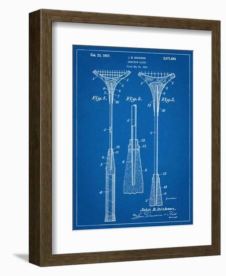 Badminton Racket Patent-null-Framed Art Print