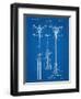 Badminton Racket Patent-null-Framed Art Print