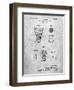 Badminton Shuttle Patent-Cole Borders-Framed Art Print