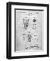 Badminton Shuttle Patent-Cole Borders-Framed Art Print