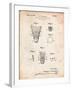 Badminton Shuttle Patent-Cole Borders-Framed Art Print