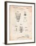 Badminton Shuttle Patent-Cole Borders-Framed Art Print