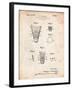 Badminton Shuttle Patent-Cole Borders-Framed Art Print