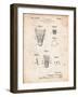 Badminton Shuttle Patent-Cole Borders-Framed Art Print