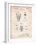 Badminton Shuttle Patent-Cole Borders-Framed Art Print