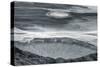 Badwater Abstract, Death Valley, Black and White-Vincent James-Stretched Canvas