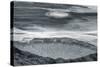 Badwater Abstract, Death Valley, Black and White-Vincent James-Stretched Canvas