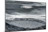 Badwater Abstract, Death Valley, Black and White-Vincent James-Mounted Photographic Print