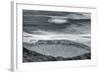 Badwater Abstract, Death Valley, Black and White-Vincent James-Framed Photographic Print