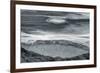 Badwater Abstract, Death Valley, Black and White-Vincent James-Framed Photographic Print