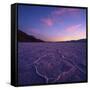 Badwater Basin at Dusk.-Jon Hicks-Framed Stretched Canvas