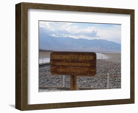 Badwater Basin, Death Valley, California, United States of America, North America-Robert Harding Productions-Framed Photographic Print