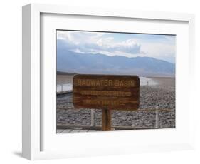 Badwater Basin, Death Valley, California, United States of America, North America-Robert Harding Productions-Framed Photographic Print