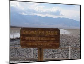 Badwater Basin, Death Valley, California, United States of America, North America-Robert Harding Productions-Mounted Photographic Print