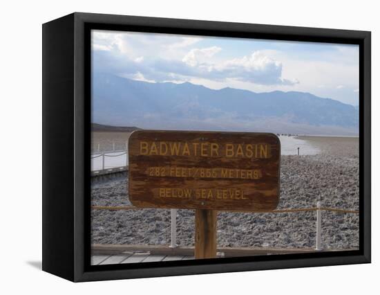 Badwater Basin, Death Valley, California, United States of America, North America-Robert Harding Productions-Framed Stretched Canvas