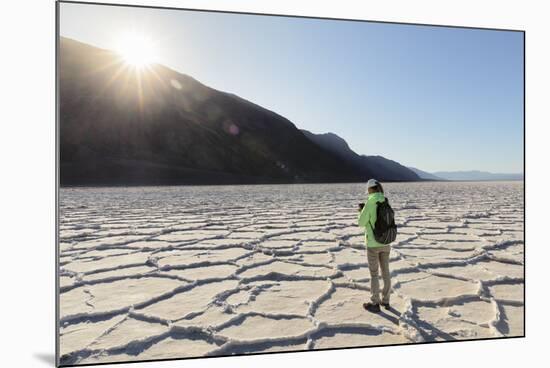 Badwater Basin, Death Valley National Park, California, North America-Markus Lange-Mounted Photographic Print