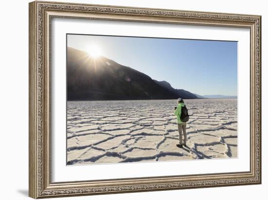 Badwater Basin, Death Valley National Park, California, North America-Markus Lange-Framed Photographic Print