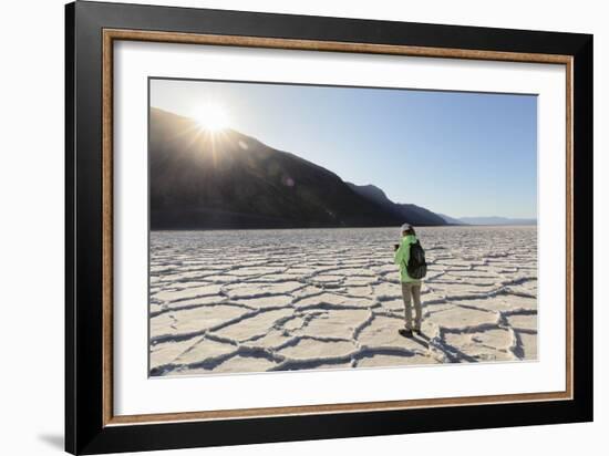 Badwater Basin, Death Valley National Park, California, North America-Markus Lange-Framed Photographic Print