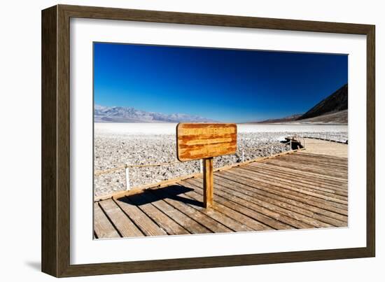 Badwater basin - Death Valley National Park - California - USA - North America-Philippe Hugonnard-Framed Photographic Print