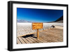 Badwater basin - Death Valley National Park - California - USA - North America-Philippe Hugonnard-Framed Photographic Print