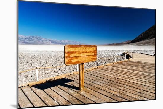Badwater basin - Death Valley National Park - California - USA - North America-Philippe Hugonnard-Mounted Photographic Print