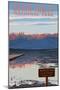Badwater - Death Valley National Park-Lantern Press-Mounted Art Print