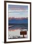 Badwater - Death Valley National Park-Lantern Press-Framed Art Print