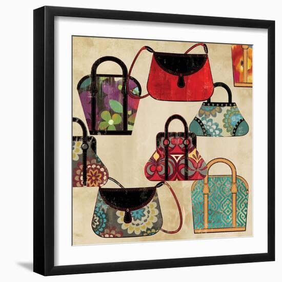 Bag Pattern-Anna Polanski-Framed Art Print