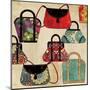 Bag Pattern-Anna Polanski-Mounted Art Print