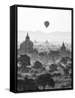 Bagan at Sunrise, Mandalay, Burma (Myanmar)-Nadia Isakova-Framed Stretched Canvas