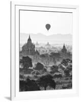 Bagan at Sunrise, Mandalay, Burma (Myanmar)-Nadia Isakova-Framed Photographic Print