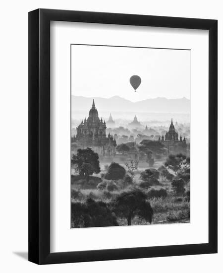 Bagan at Sunrise, Mandalay, Burma (Myanmar)-Nadia Isakova-Framed Photographic Print