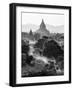 Bagan at Sunset, Mandalay, Burma (Myanmar)-Nadia Isakova-Framed Photographic Print