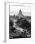 Bagan at Sunset, Mandalay, Burma (Myanmar)-Nadia Isakova-Framed Photographic Print