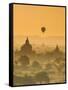 Bagan at Sunset, Mandalay, Burma (Myanmar)-Nadia Isakova-Framed Stretched Canvas