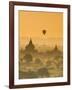 Bagan at Sunset, Mandalay, Burma (Myanmar)-Nadia Isakova-Framed Photographic Print