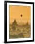 Bagan at Sunset, Mandalay, Burma (Myanmar)-Nadia Isakova-Framed Photographic Print