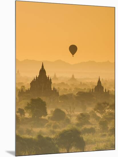 Bagan at Sunset, Mandalay, Burma (Myanmar)-Nadia Isakova-Mounted Photographic Print