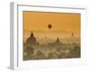 Bagan at Sunset, Mandalay, Burma (Myanmar)-Nadia Isakova-Framed Premium Photographic Print