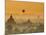 Bagan at Sunset, Mandalay, Burma (Myanmar)-Nadia Isakova-Mounted Photographic Print