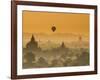 Bagan at Sunset, Mandalay, Burma (Myanmar)-Nadia Isakova-Framed Photographic Print