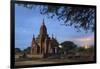 Bagan by Moon Light-Jon Hicks-Framed Photographic Print