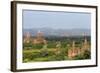 Bagan Pagodas. View from Thitsawady Pagoda. Bagan. Myanmar-Tom Norring-Framed Photographic Print