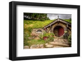 Baggin Hobbit Home New Zealand-null-Framed Art Print