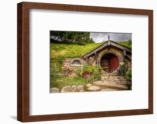 Baggin Hobbit Home New Zealand-null-Framed Art Print